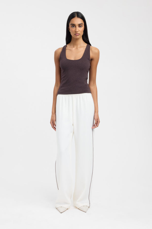 kookai Lewis Tank Espresso Marle