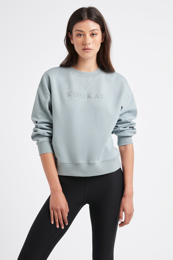 kookai Light Kara Sweatshirt Slate Blue