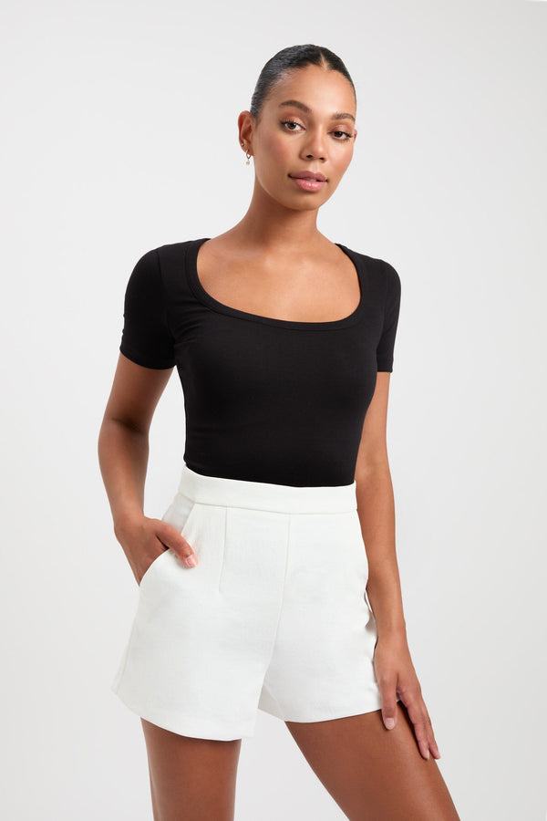 kookai Lillie Top Black