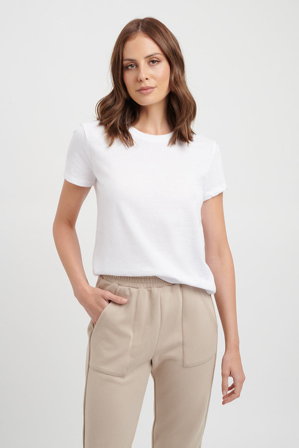 kookai Lisa Slim Tee White