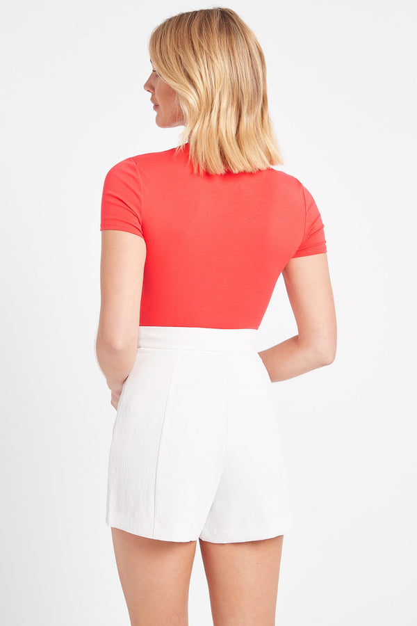 Kookai Liv Cropped Tee Summer Berry
