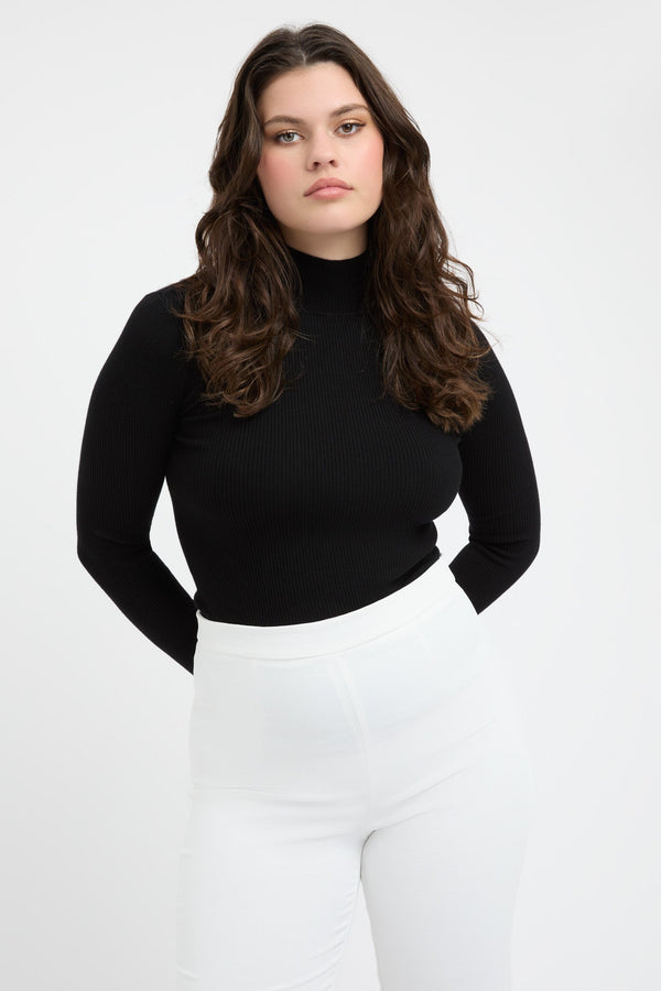 Kookai Lola Knit Top Black