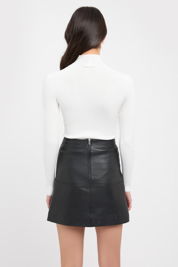 Kookai Lola Knit Top White