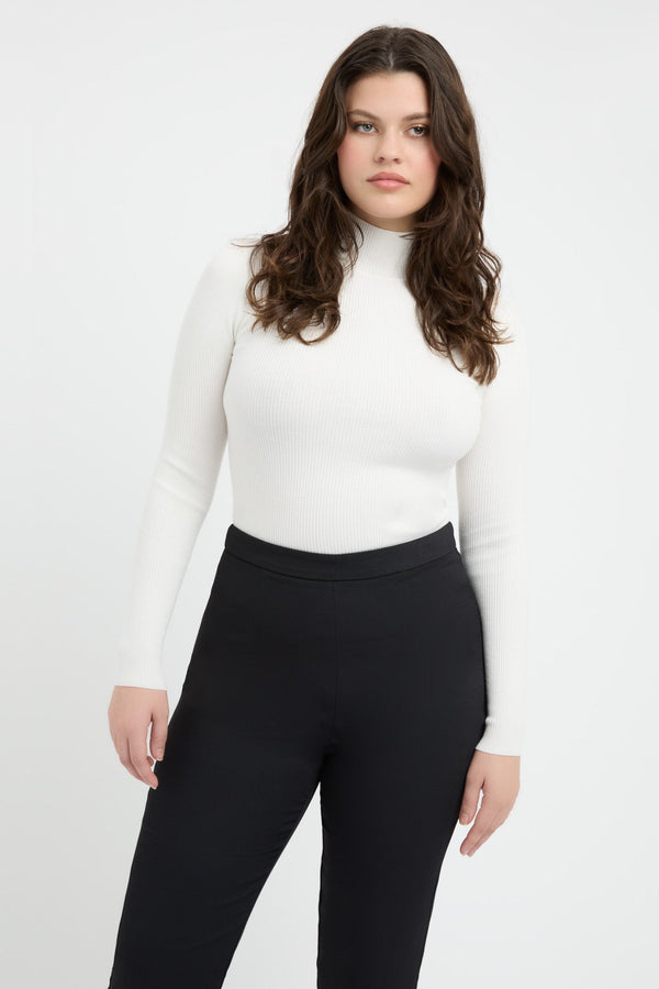 Kookai Lola Knit Top White