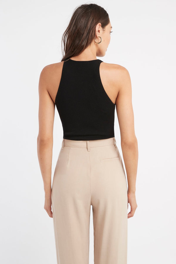 Kookai Lola Racer Top Black