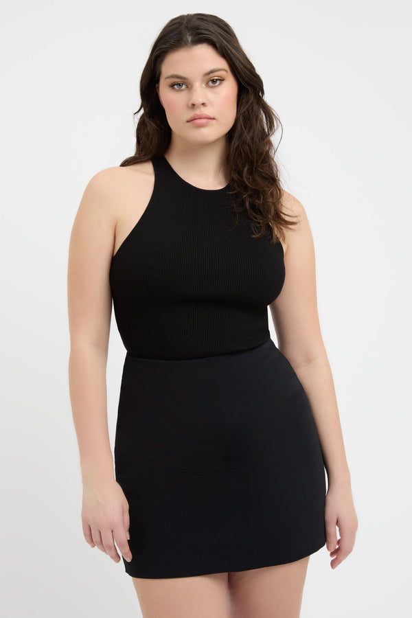 Kookai Lola Racer Top Black