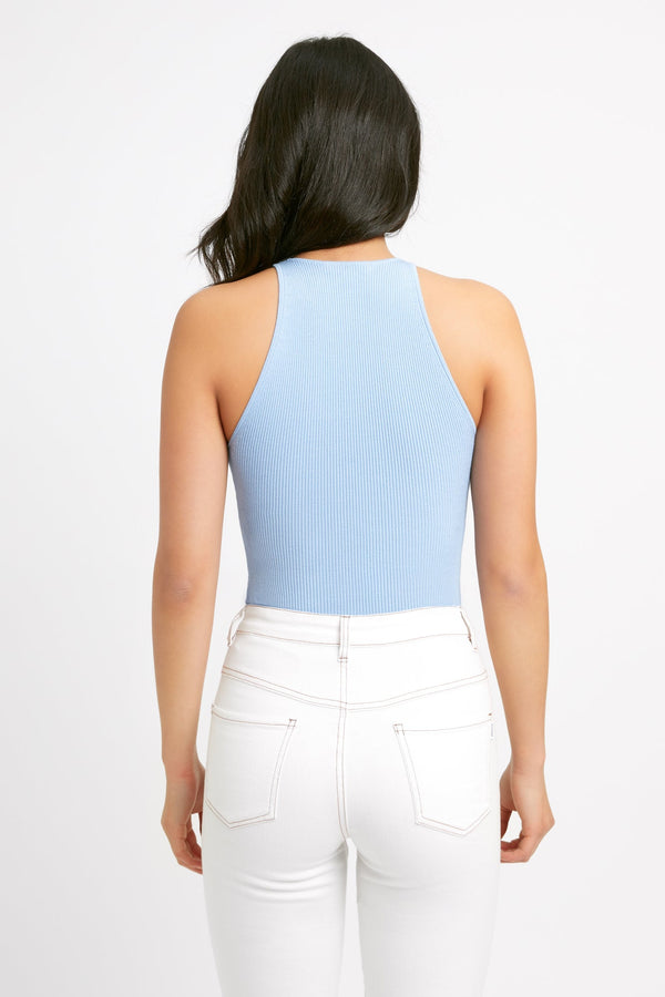 Kookai Lola Racer Top Powder Blue