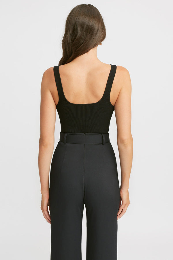 Kookai Lola Scoop Tank Black