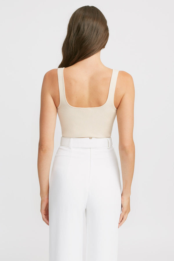 Kookai Lola Scoop Tank Oat