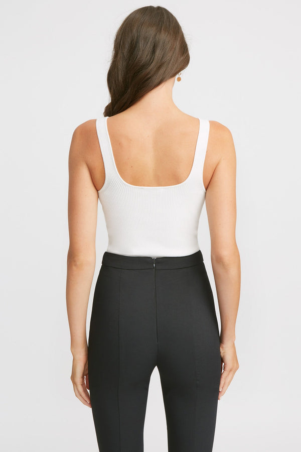 Kookai Lola Scoop Tank White