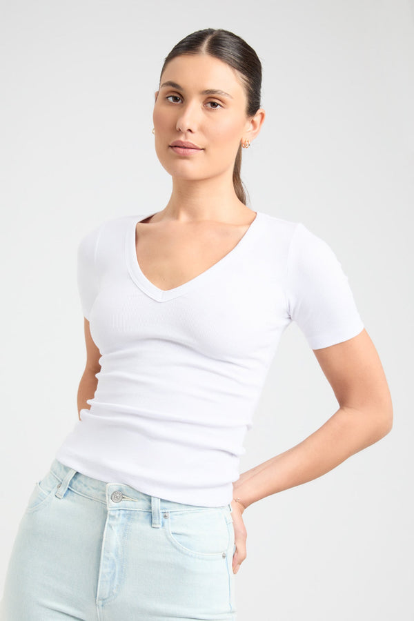 kookai Lottie Tee White