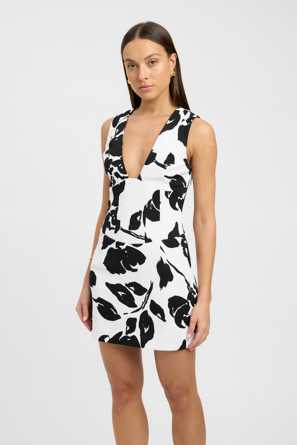 Kookai Luna Corset Dress Black / White