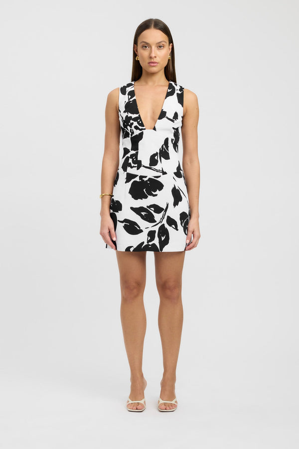 kookai Luna Corset Dress Black / White