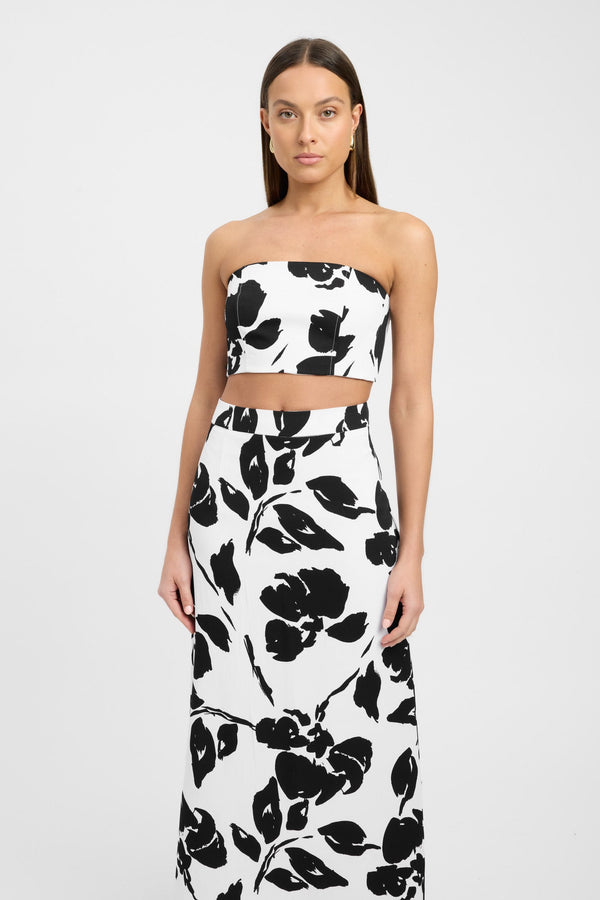 Kookai Luna Corset Top Black / White