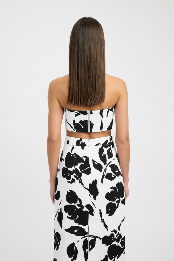 Kookai Luna Corset Top Black / White