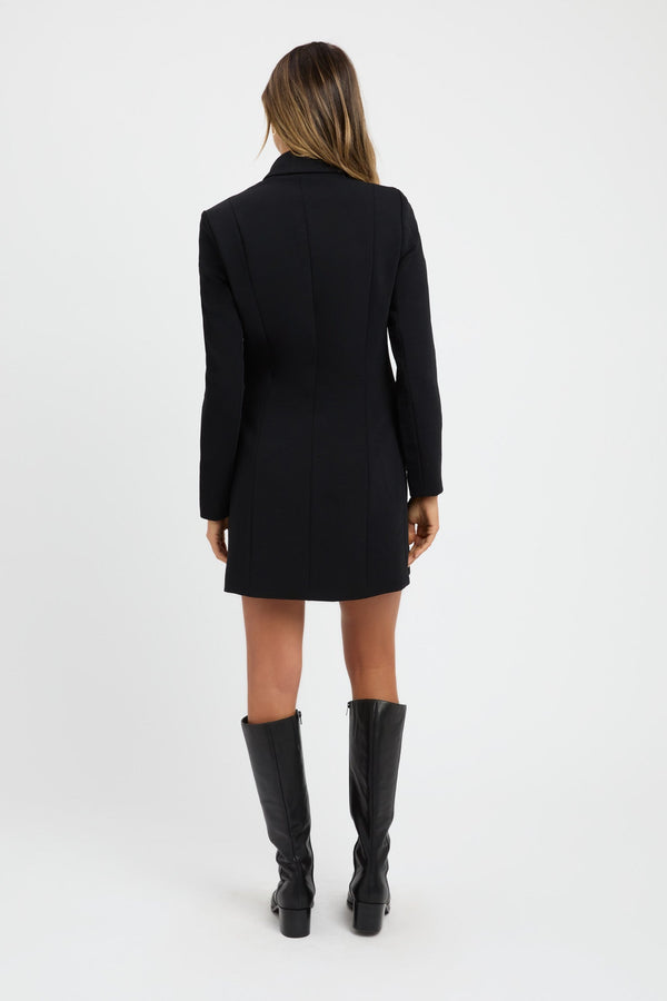 Kookai Lux Blazer Dress Black