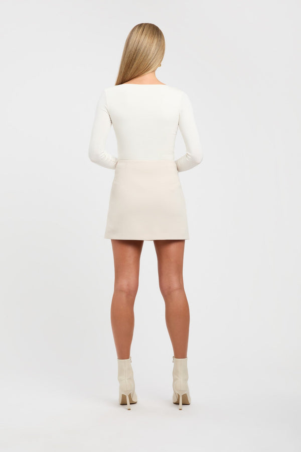 Kookai Lux Low Mini Skirt Shell