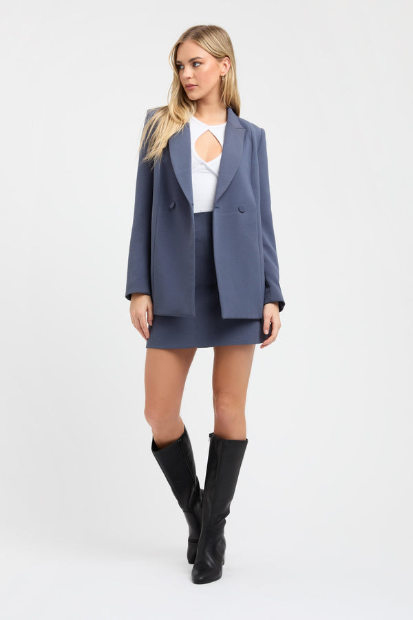 Kookai Lux Mini Skirt Titanium