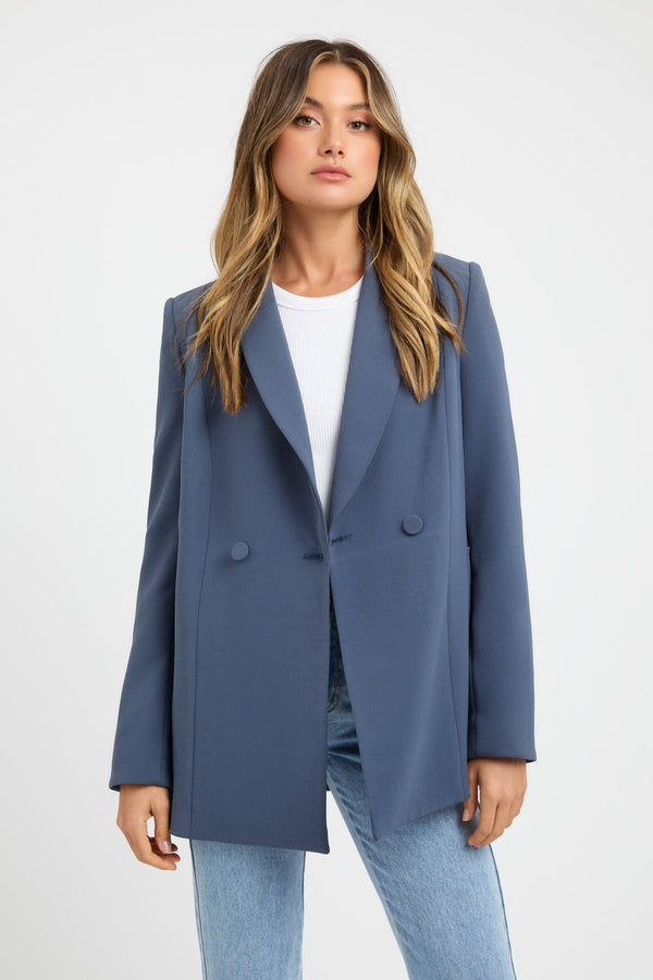 Kookai Lux Oversized Blazer Titanium