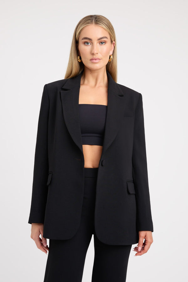 Kookai Lux Staple Blazer Black