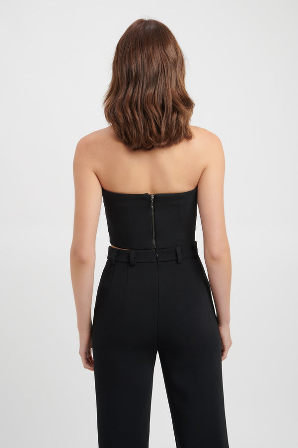 Kookai Lux Strapless Top Black