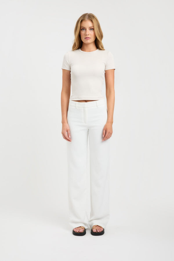 kookai Maddie Tee Pearl Grey