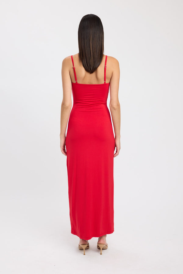 Kookai Maddy Bead Dress Poppy