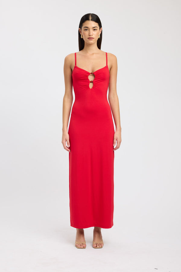 kookai Maddy Bead Dress Poppy