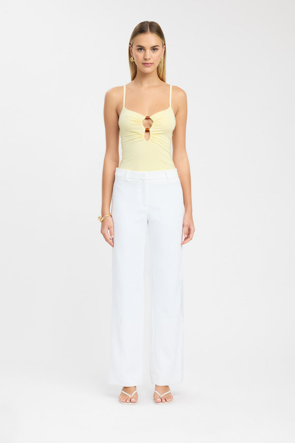 kookai Maddy Bead Top Sunlight