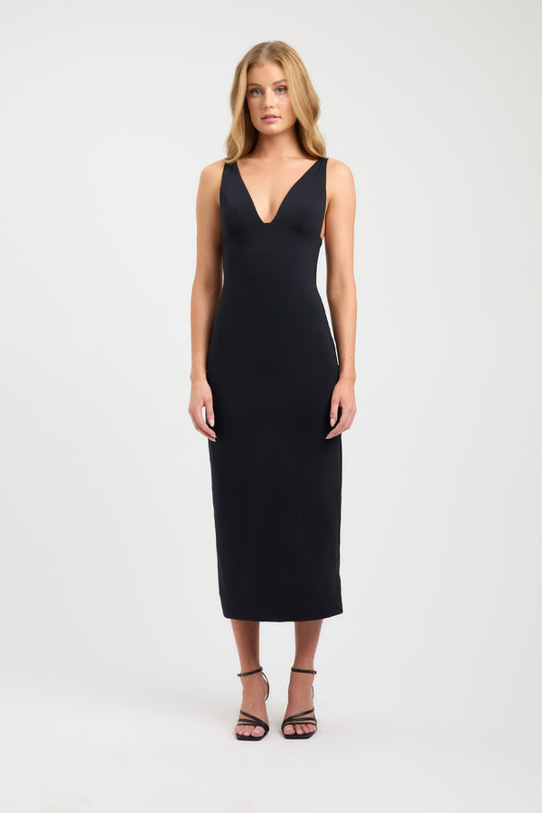kookai Magy Midi Dress Black