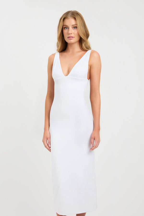 Kookai Magy Midi Dress White