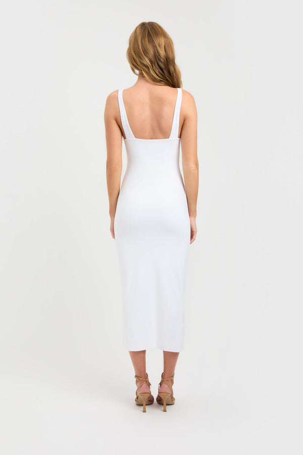 Kookai Magy Midi Dress White