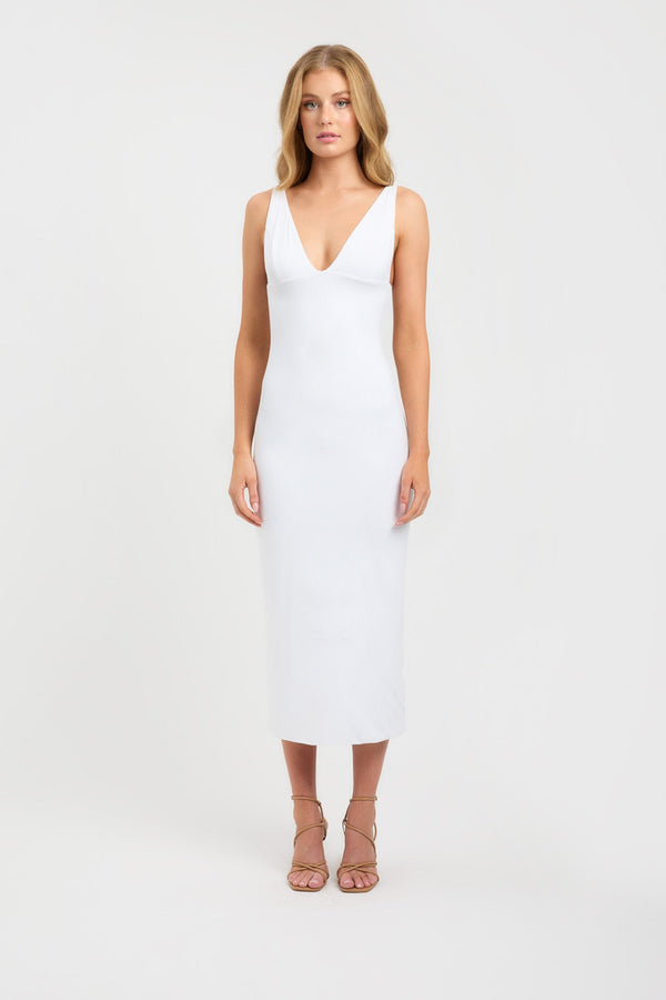 kookai Magy Midi Dress White