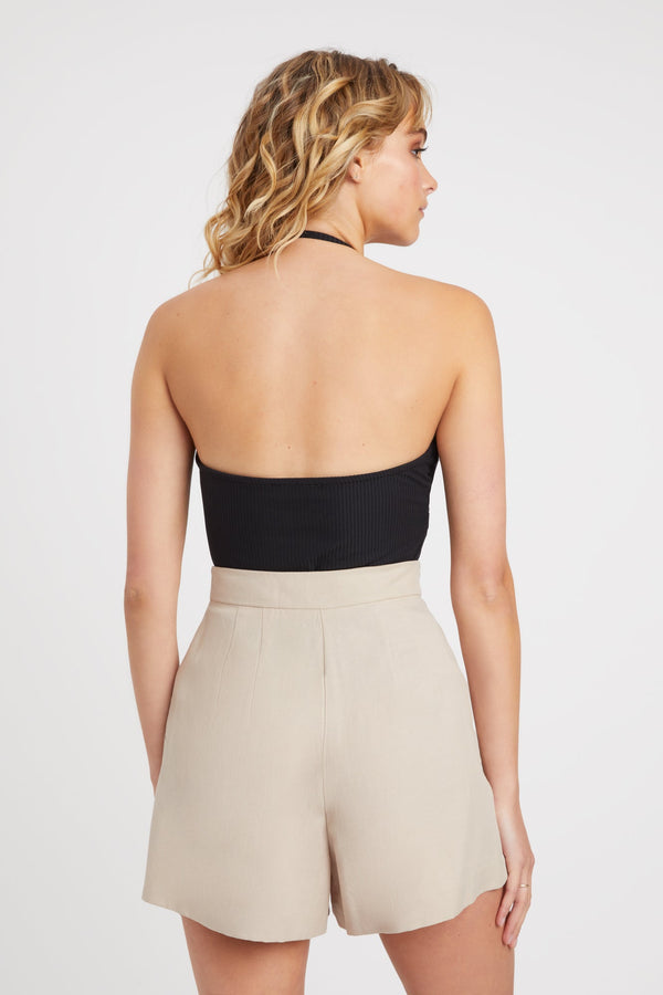 Kookai Maisie Halter Top Black