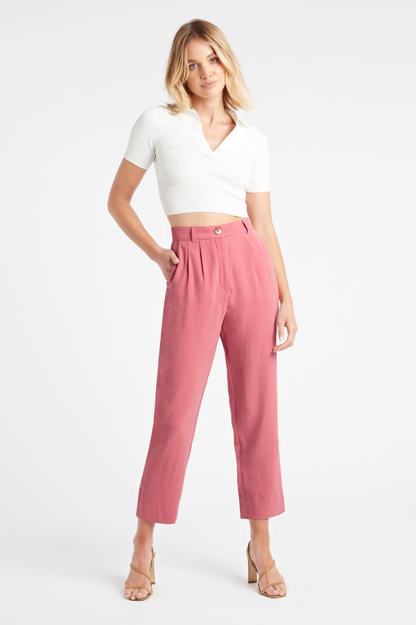 Kookai Maisie Pants Faded Rose