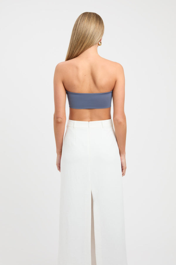 Kookai Malia Crop Steel Blue