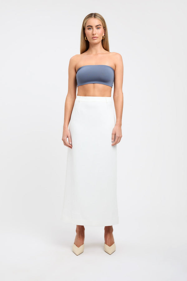 kookai Malia Crop Steel Blue