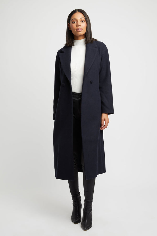 kookai Malmo Coat Navy