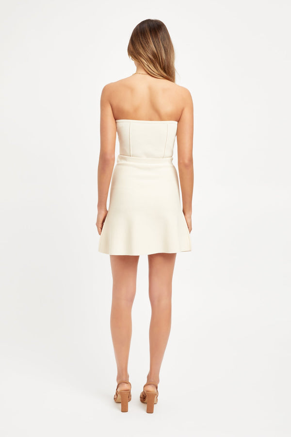 Kookai Malone Mini Skirt Buttercream