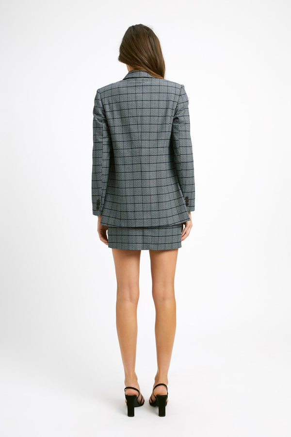 Kookai Manhattan Check Blazer Multi