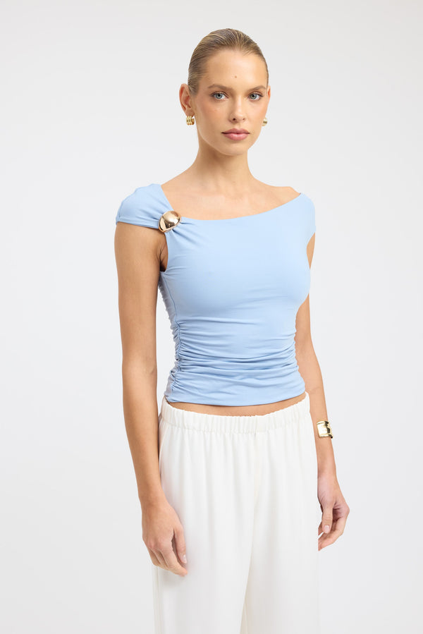 Kookai Mara Top Ashley Blue