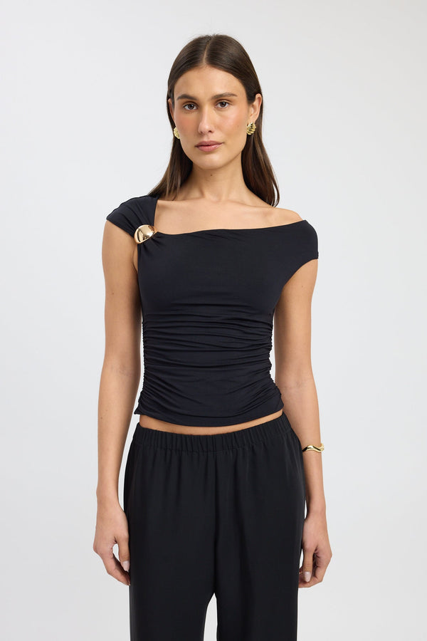 Kookai Mara Top Black