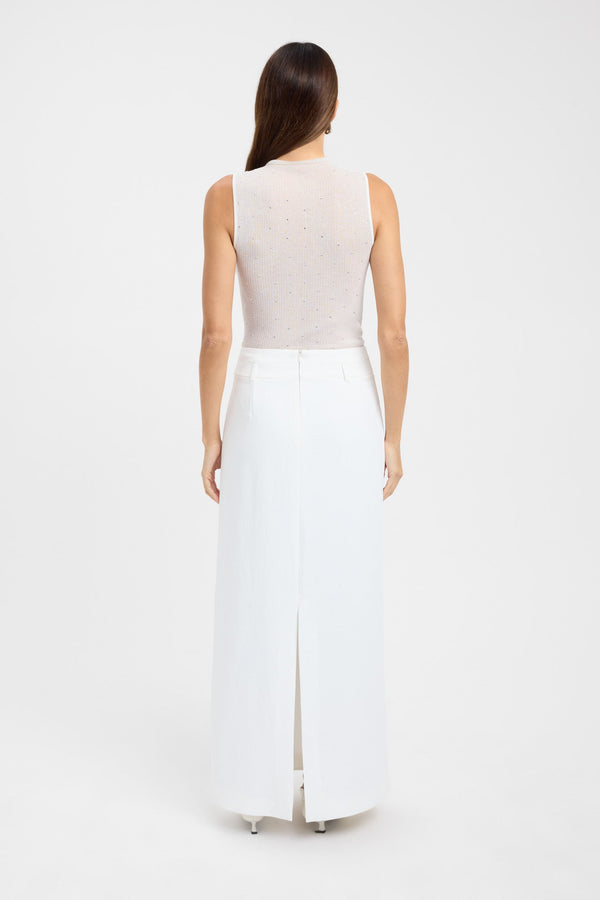 Kookai Marcela Knit Top Coconut Milk