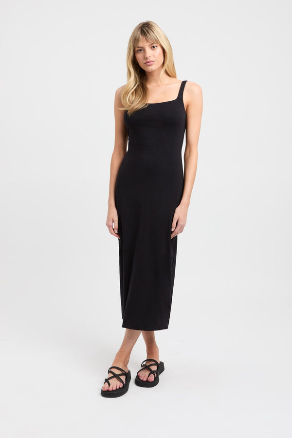 kookai Marcella Midi Dress Black