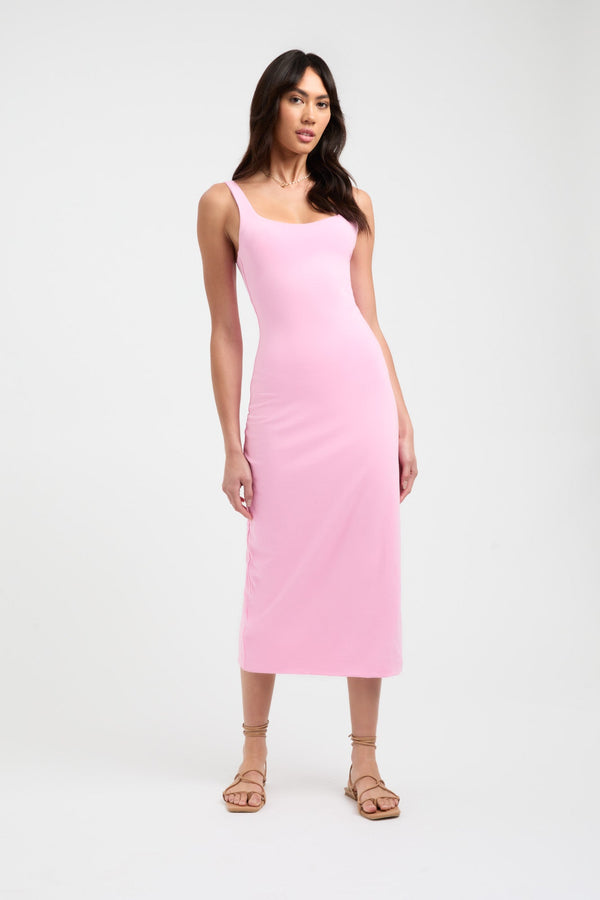 kookai Marcella Midi Dress Senorita Pink