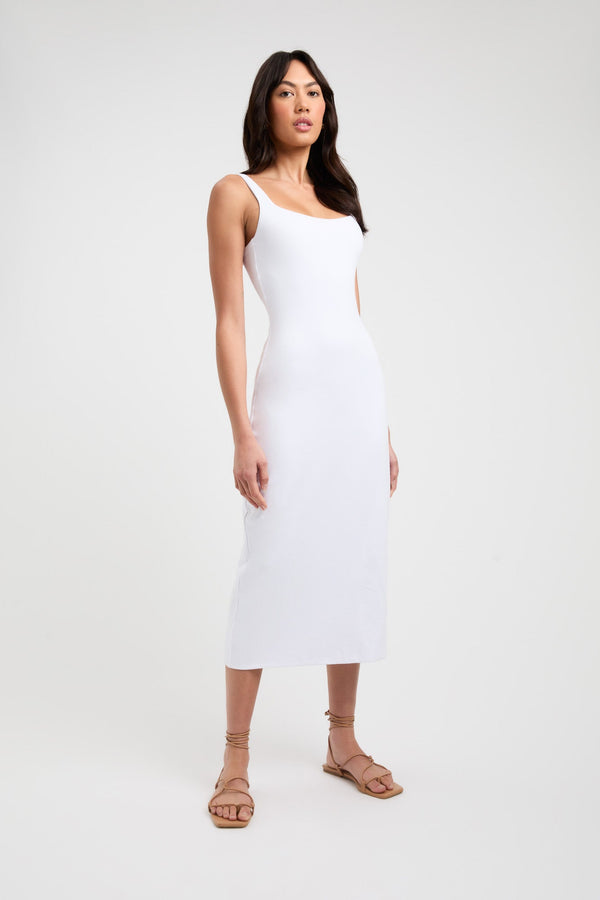 kookai Marcella Midi Dress White