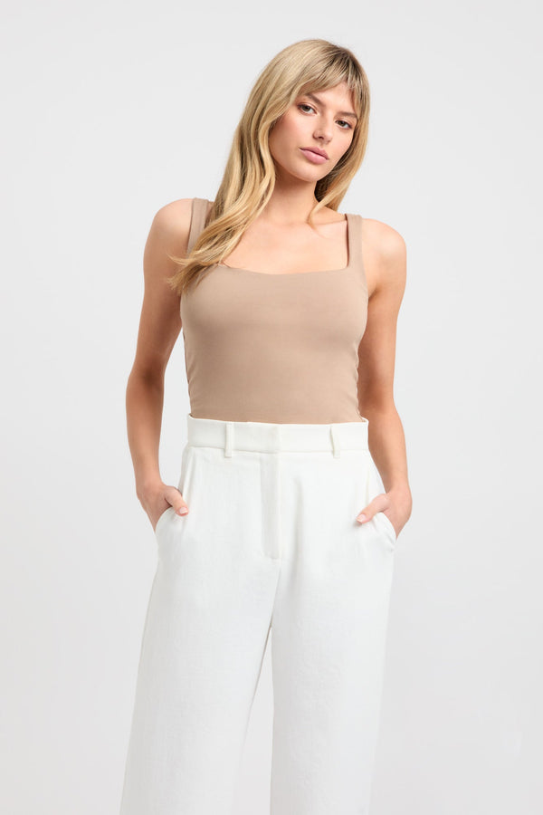 kookai Marcella Tank Toasted Birch