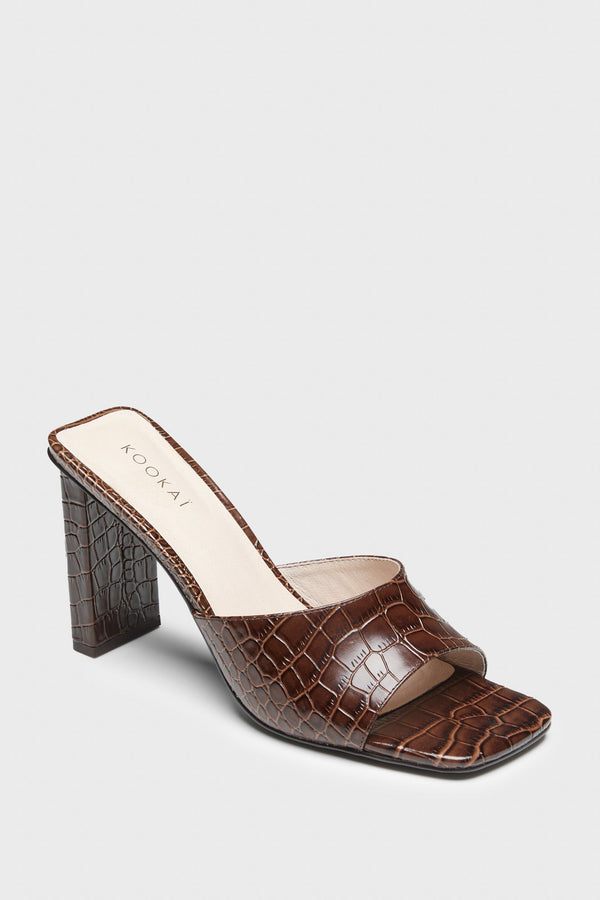 kookai Margot Heels Walnut