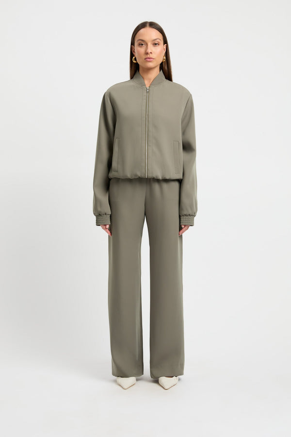 kookai Maria Bomber Jacket Sicilian Olive