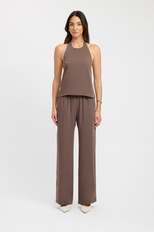 kookai Maria Core Top Walnut